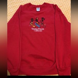 💙 Vintage Long Beach California embroidered crewneck sweatshirt - Size Large